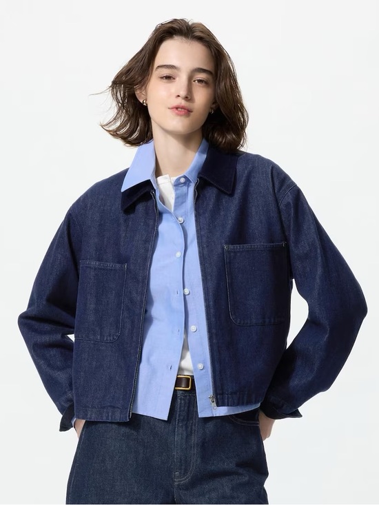 Uniqlo Jackets & Blazers - Uniqlo Zip-Up Short Jacket